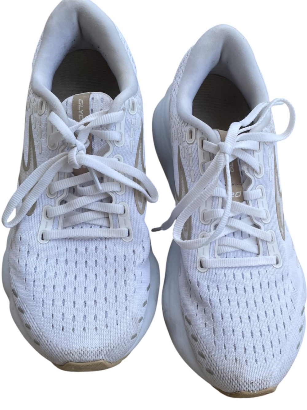 Brooks Glycerin 20 neutral running shoes white Size 7.5 - Picture 12 of 12